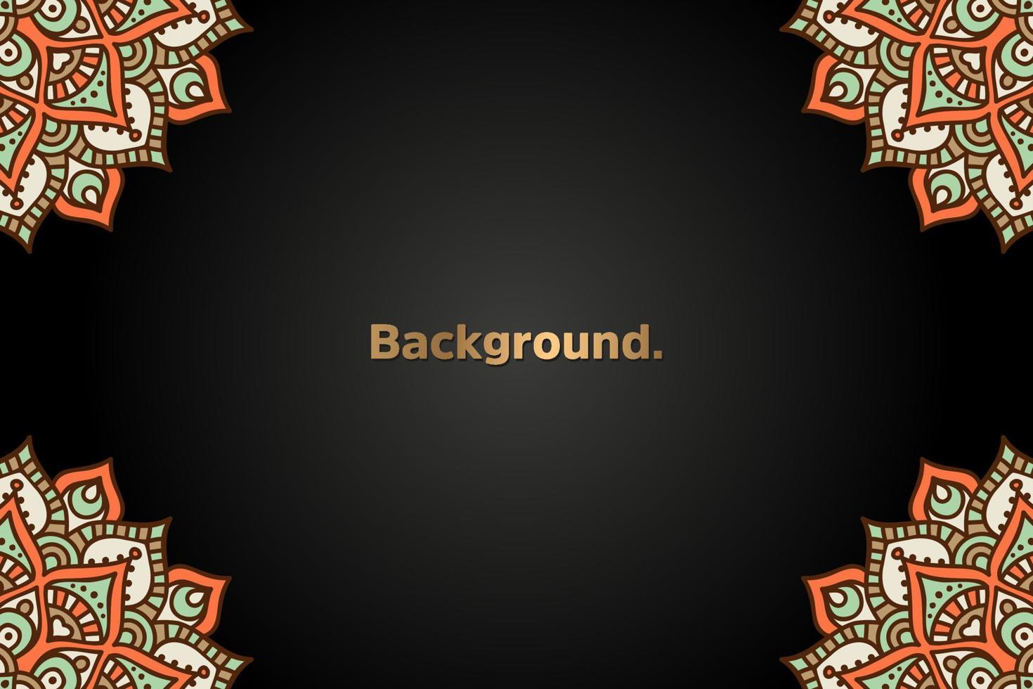 luxury background in ethnic style vector