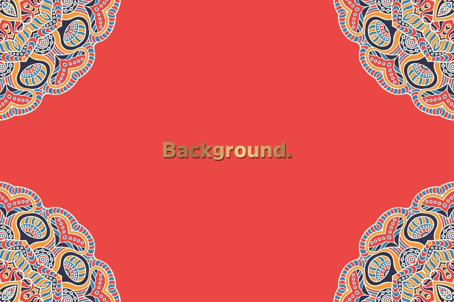 background colorful ornament vector