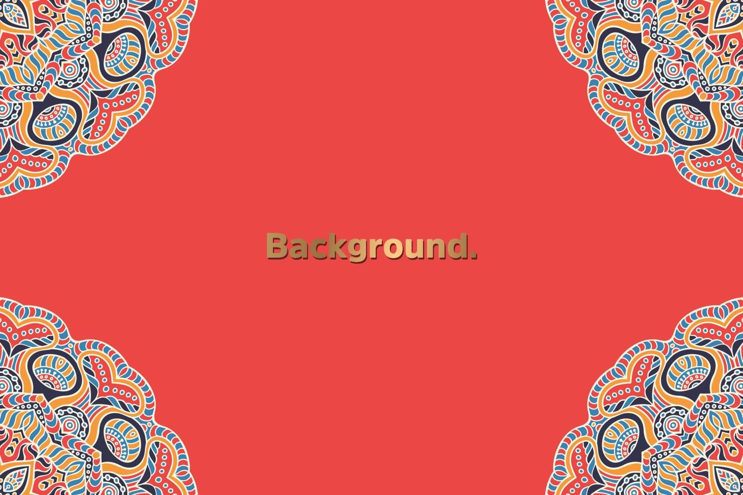 background colorful ornament vector