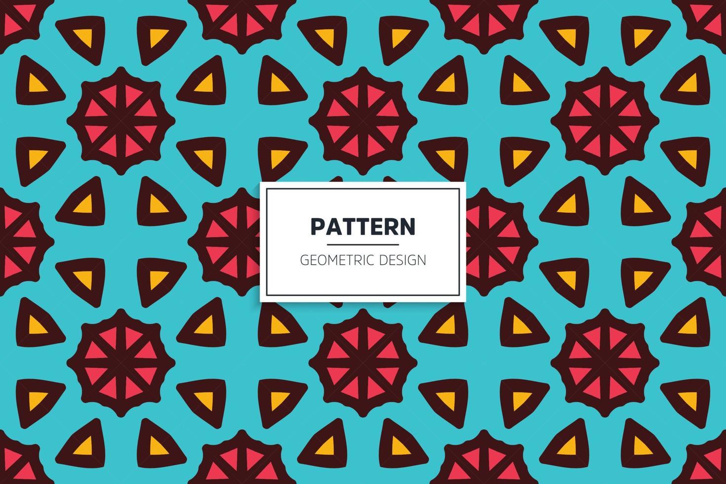 colorful seamless pattern design ornament vector