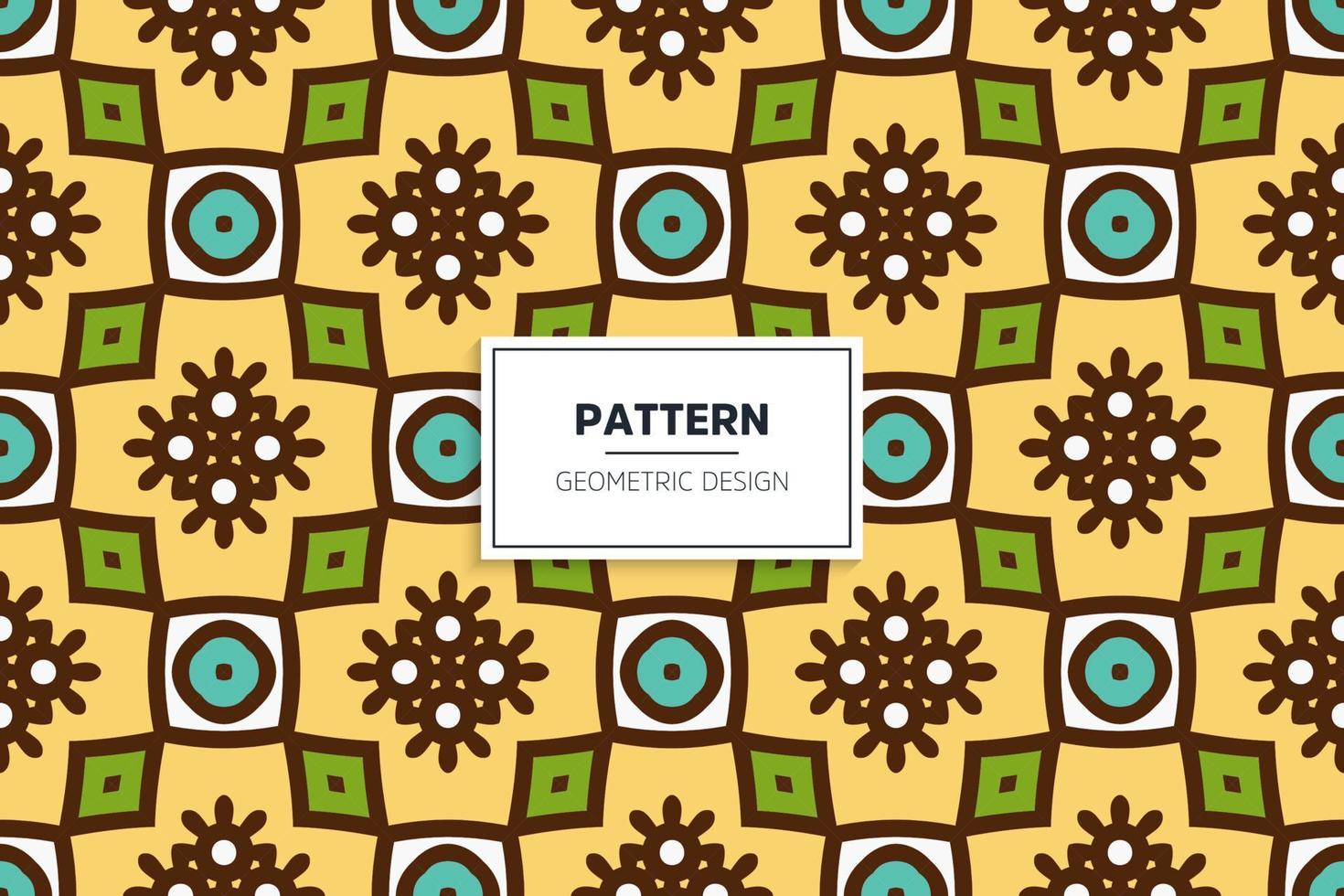 Colorful semaless pattern ethnic design vector