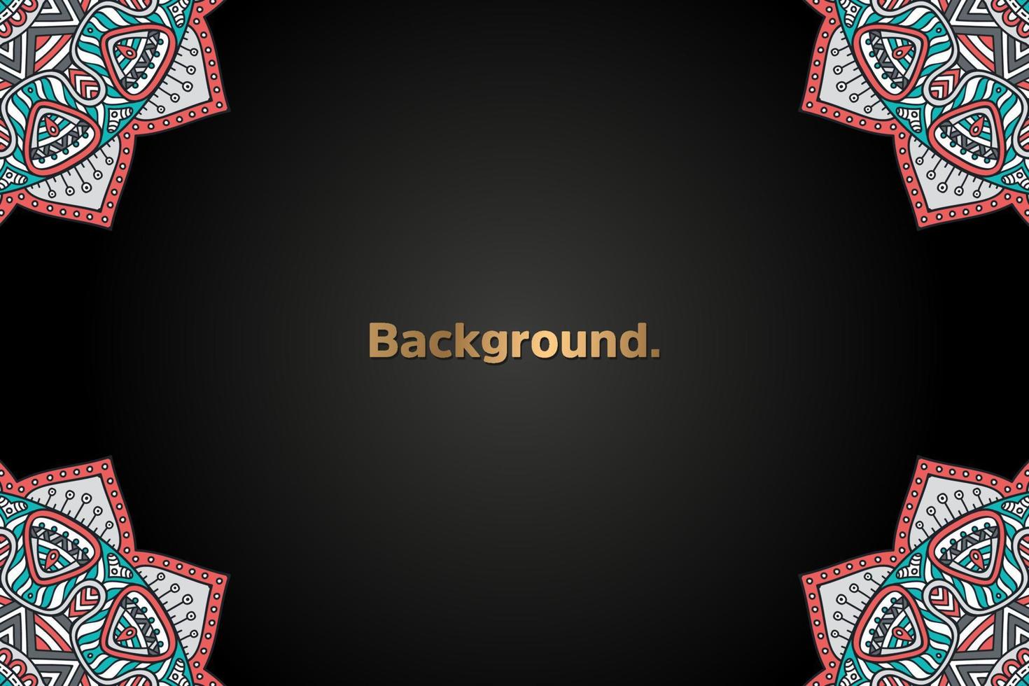 luxury background in ethnic style vector