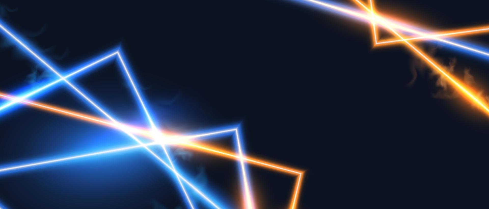 Futuristic glowing neon lights background vector illustration.