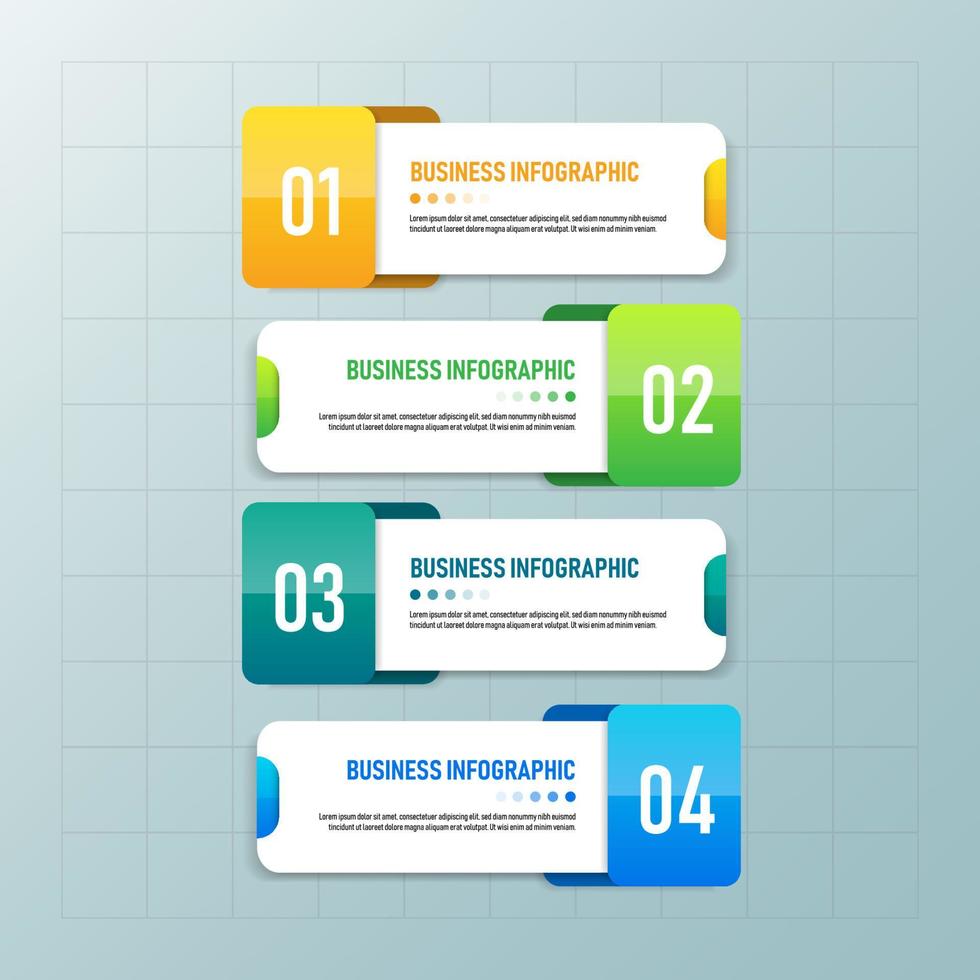 Modern infographics element vector