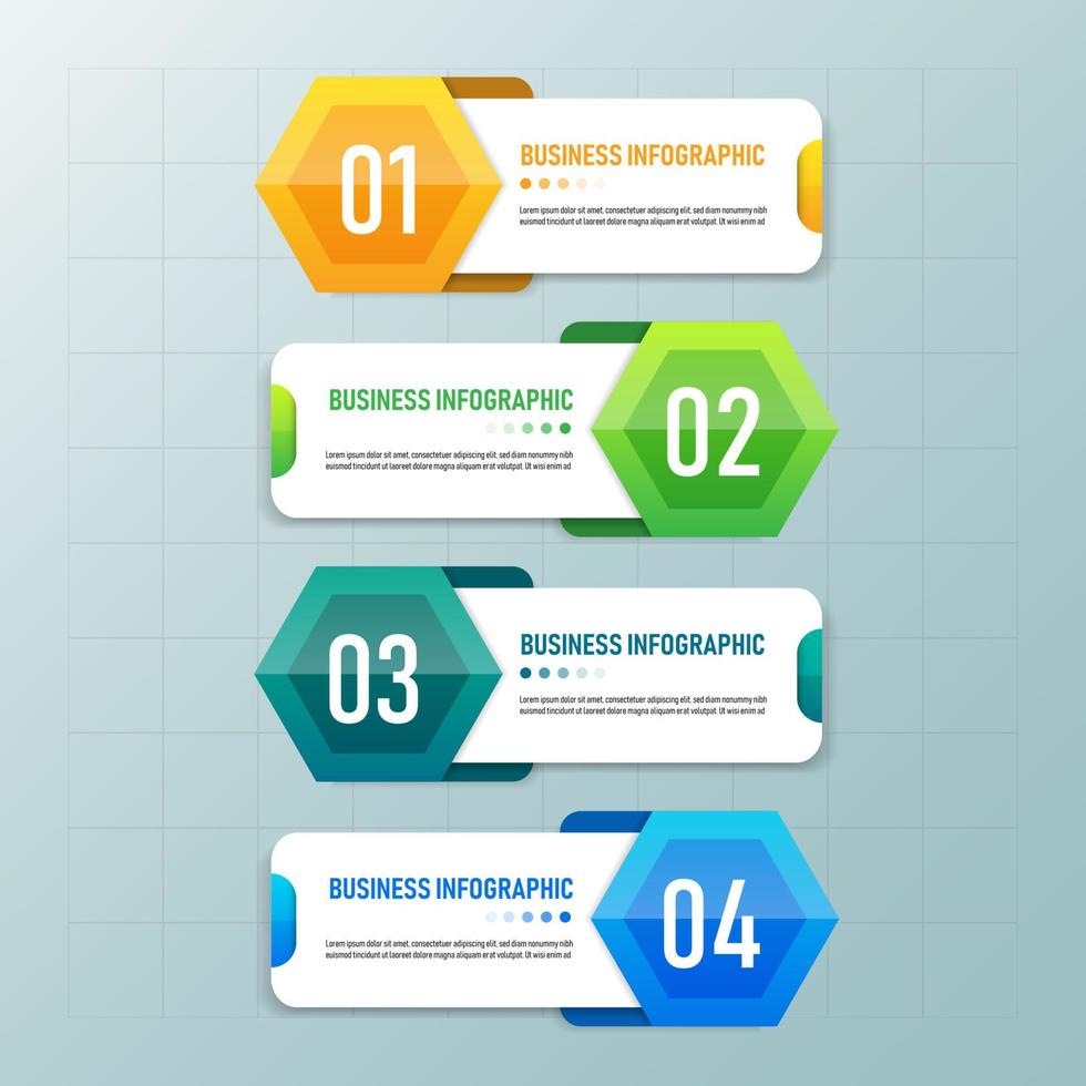 Modern infographics element vector