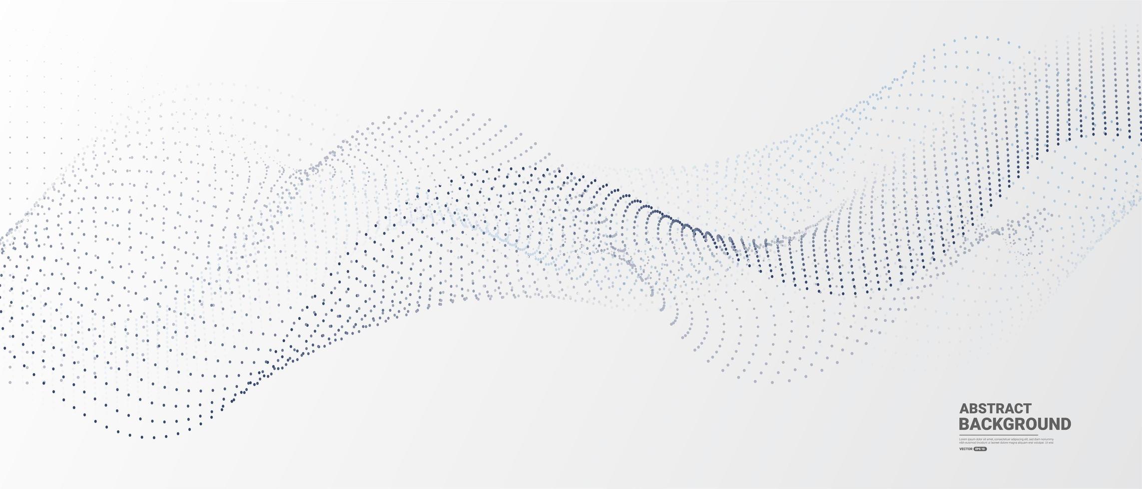 Grey and white abstract background with flowing particles 3804821