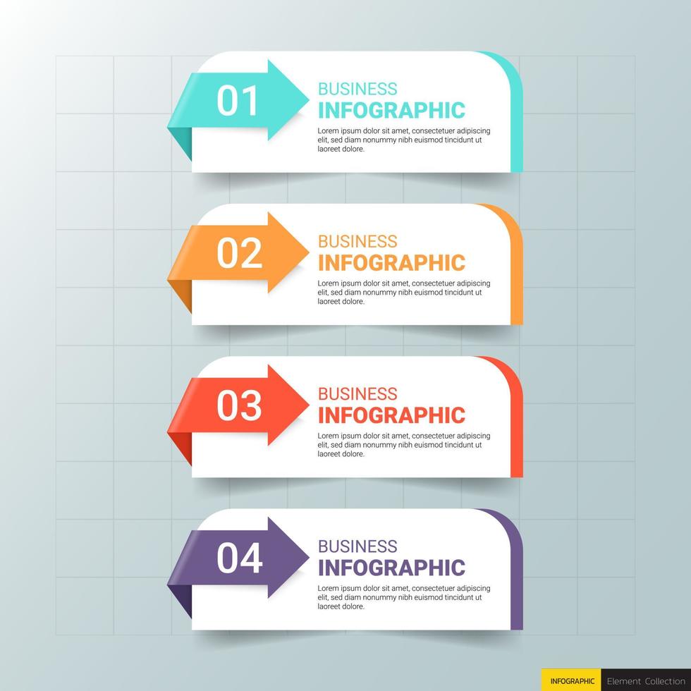 Modern infographics element vector