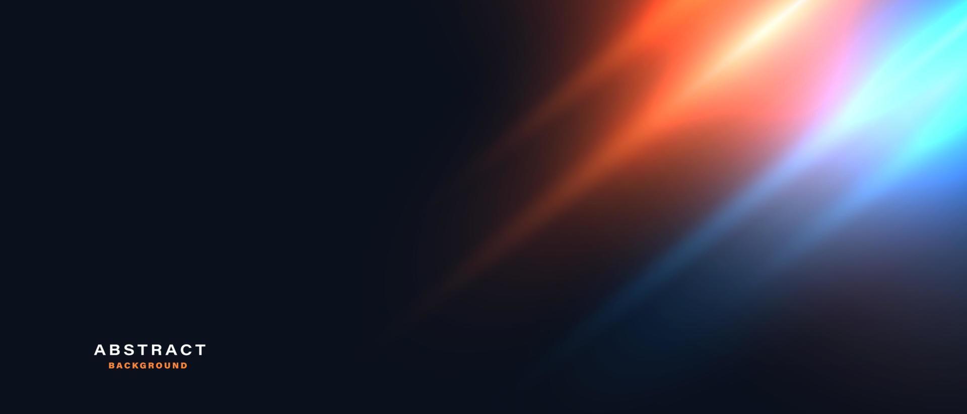 Abstract digital technology background with glowing light effect vector