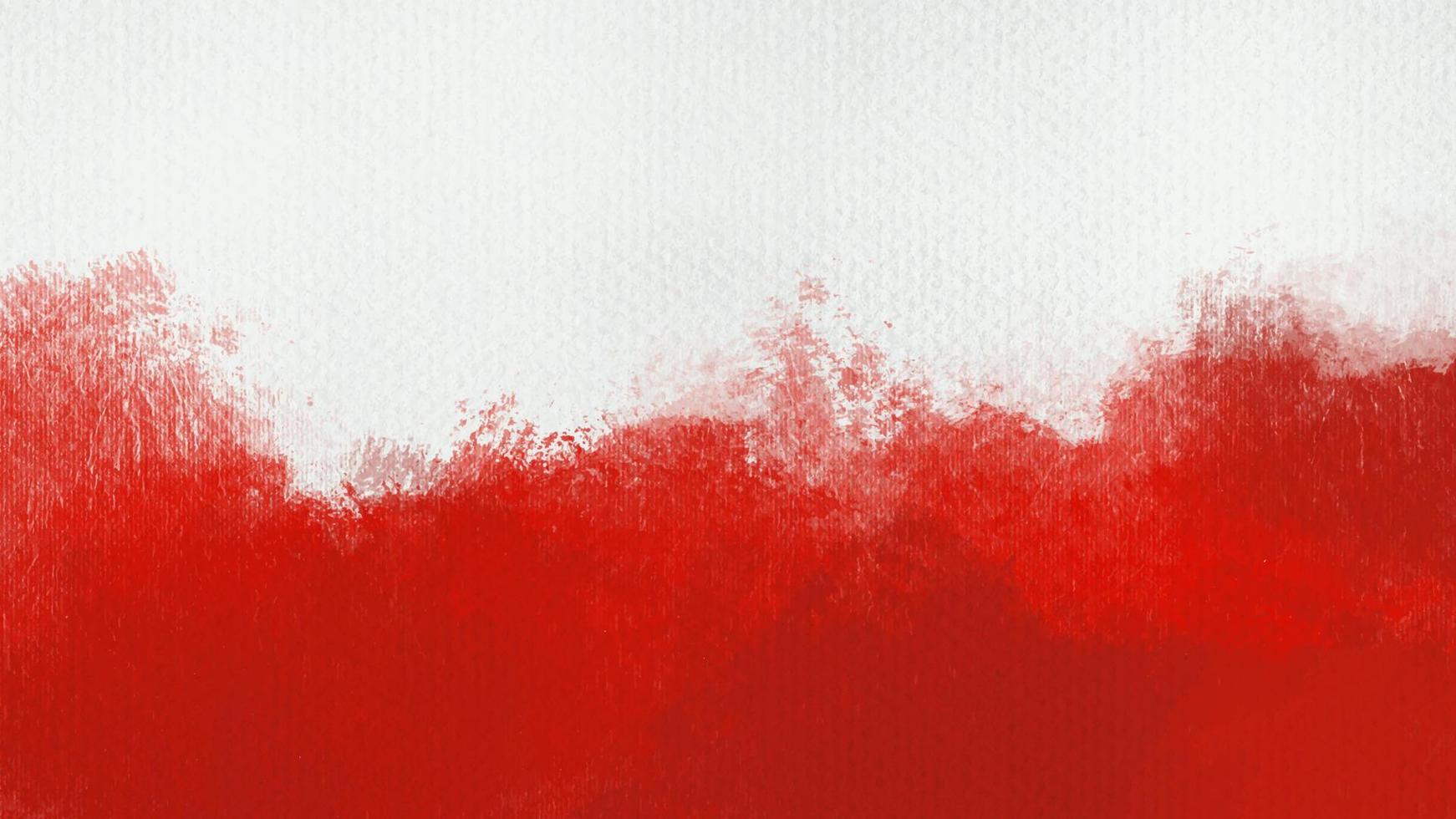Red watercolor paper texture background vector
