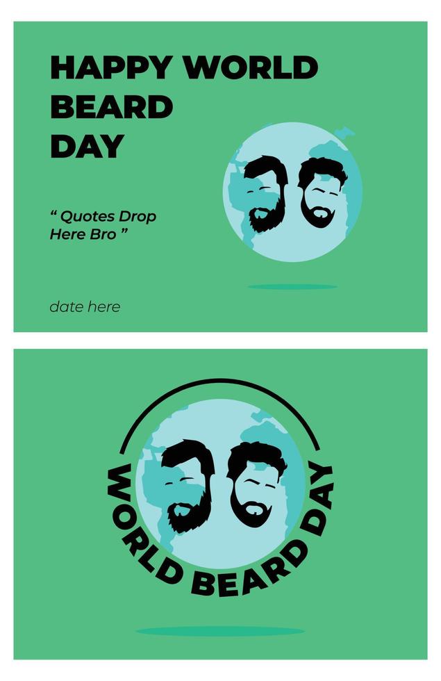 Beard day, Beard , World Beard day 3805225 Vector Art at Vecteezy