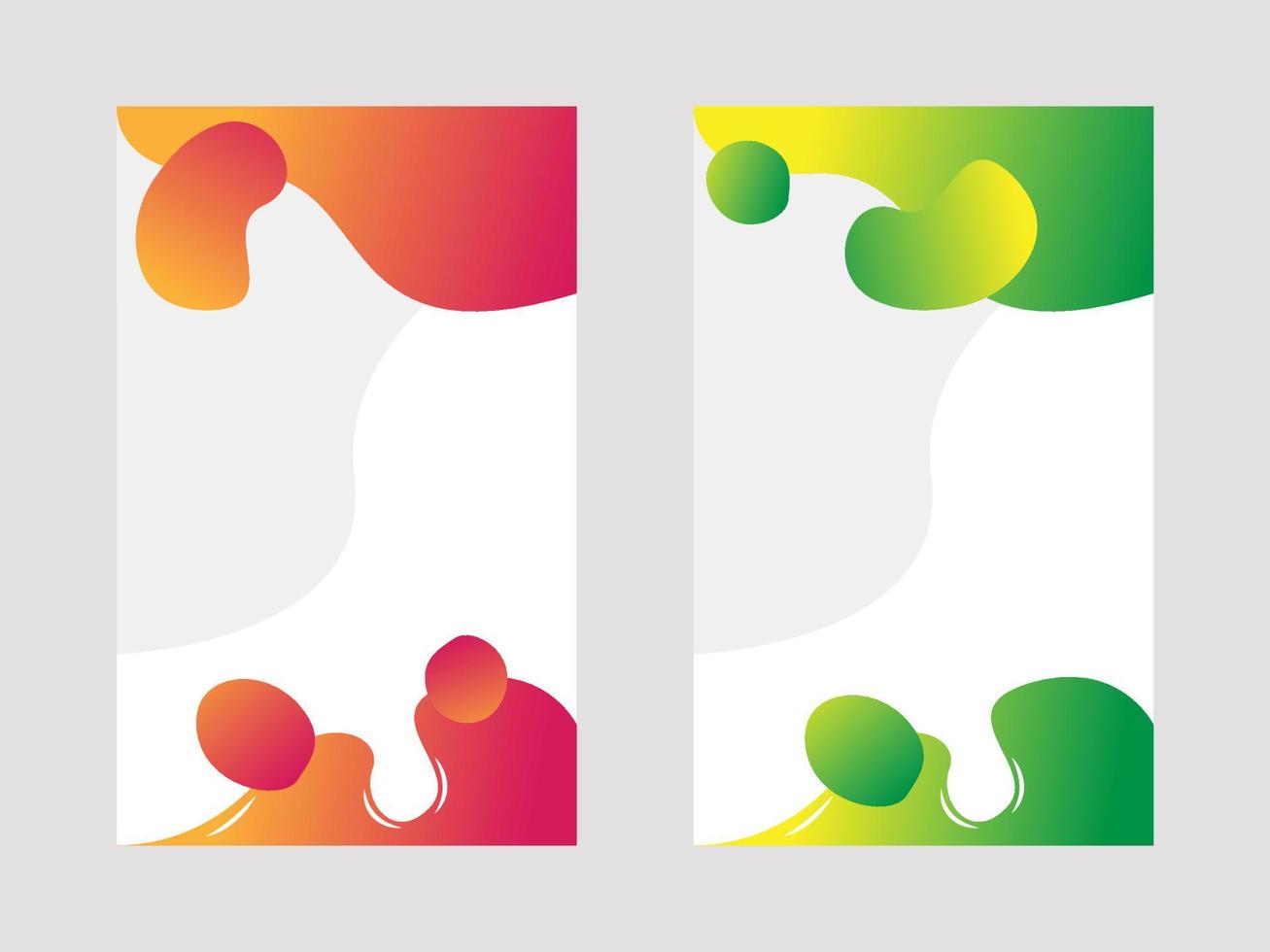 Fluid background, liquid background, colorful flyer template, cute design vector