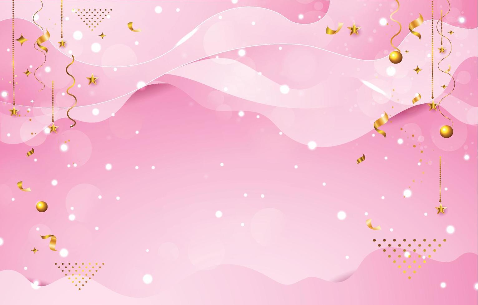 Pink Background Template vector