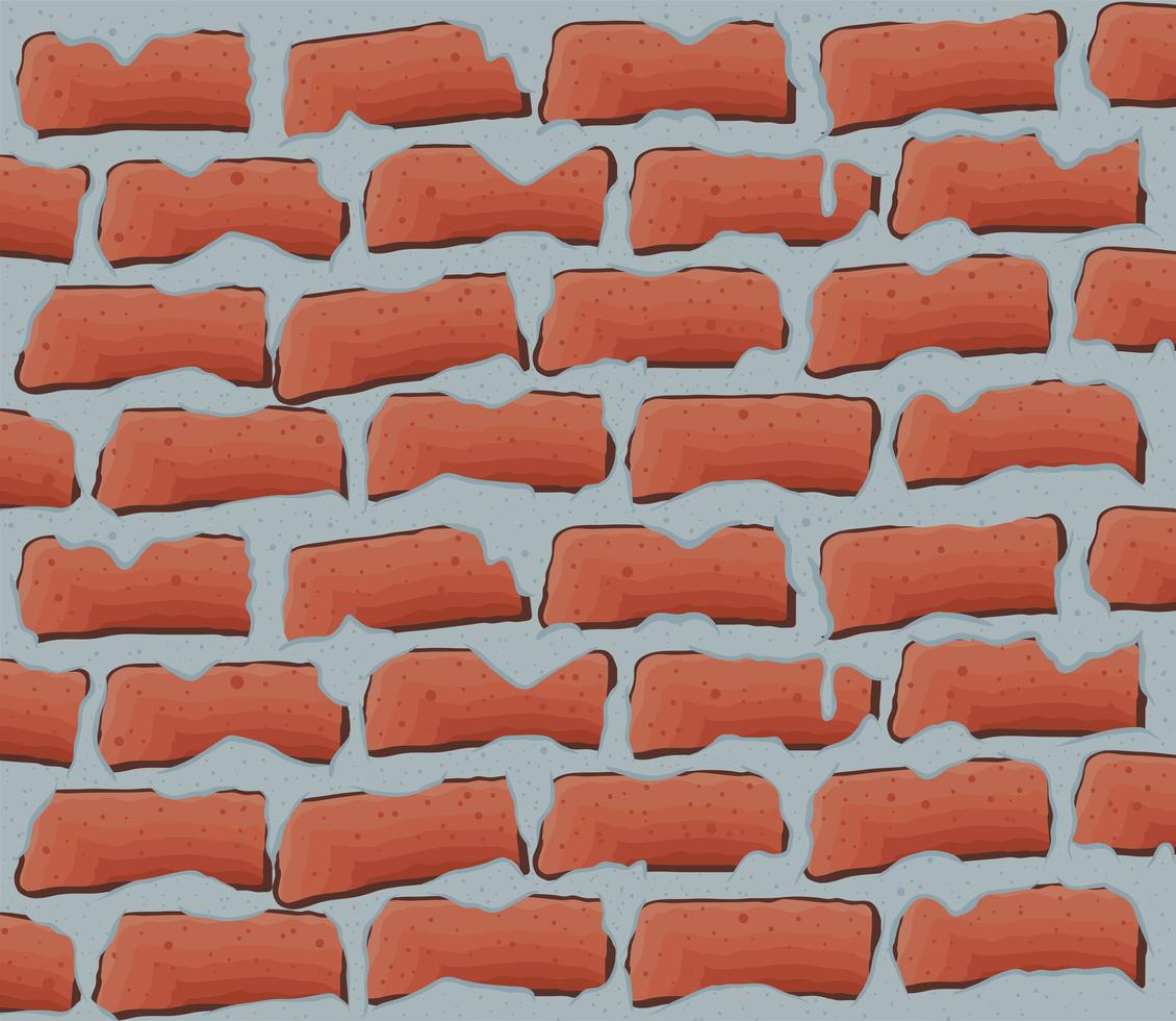 bricks and concrete wall vector
