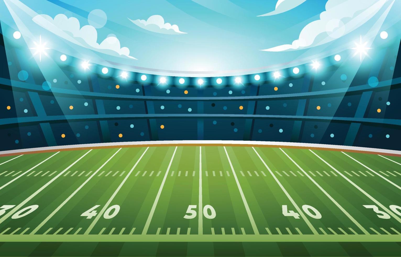 Superbowl Stadium Background vector