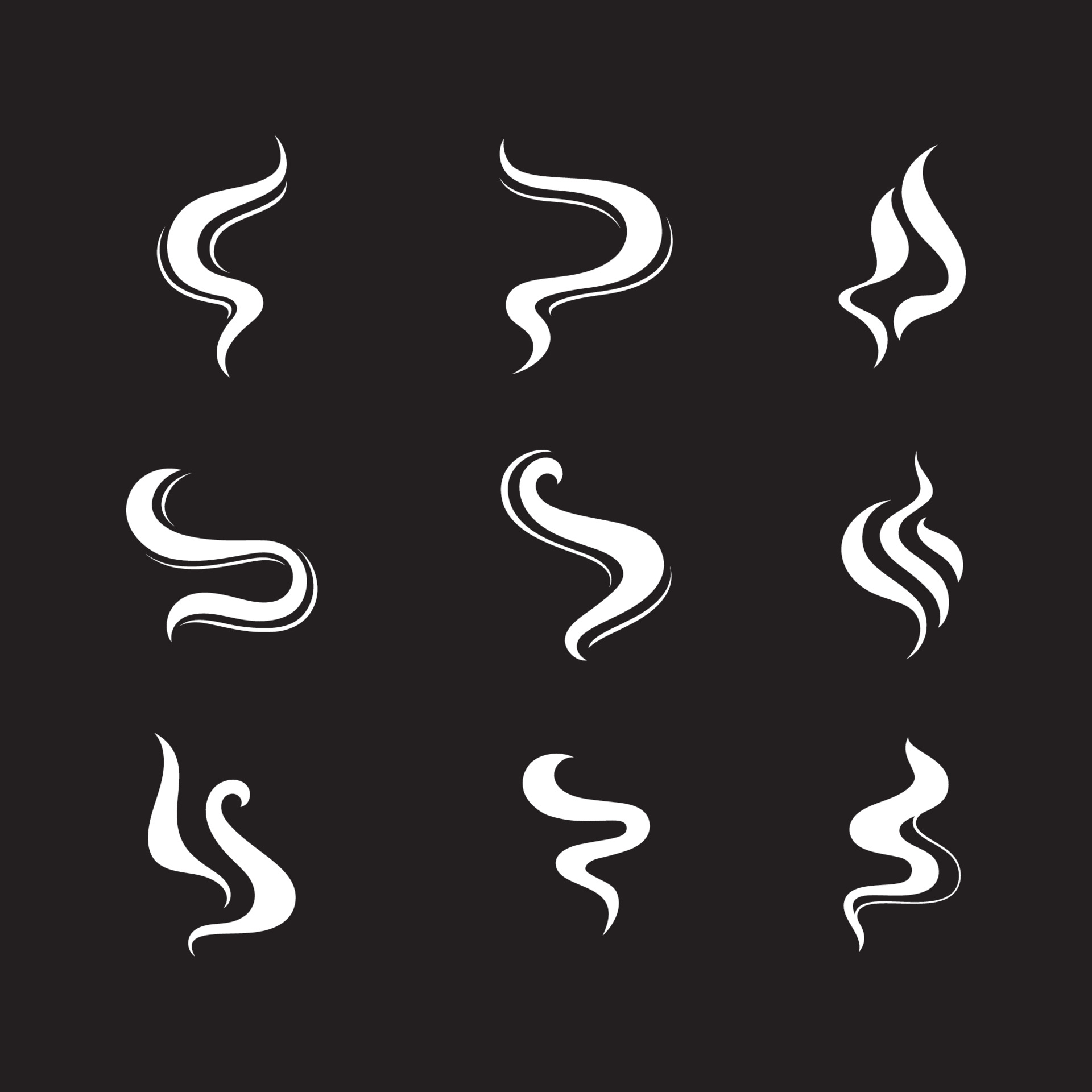 Smoke Vector icon design illustration 3806286 Vector Art at Vecteezy