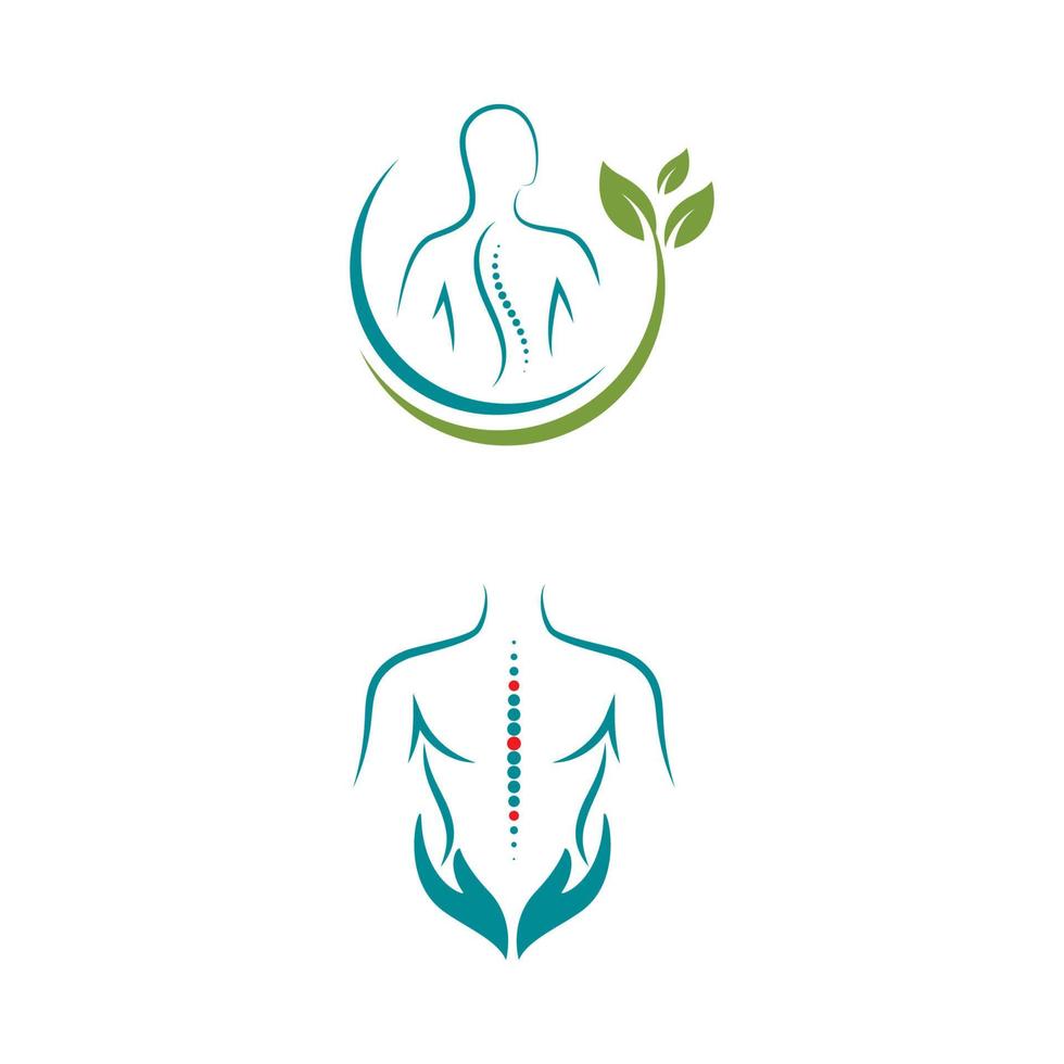Chiropractic symbol Vector icon design illustration