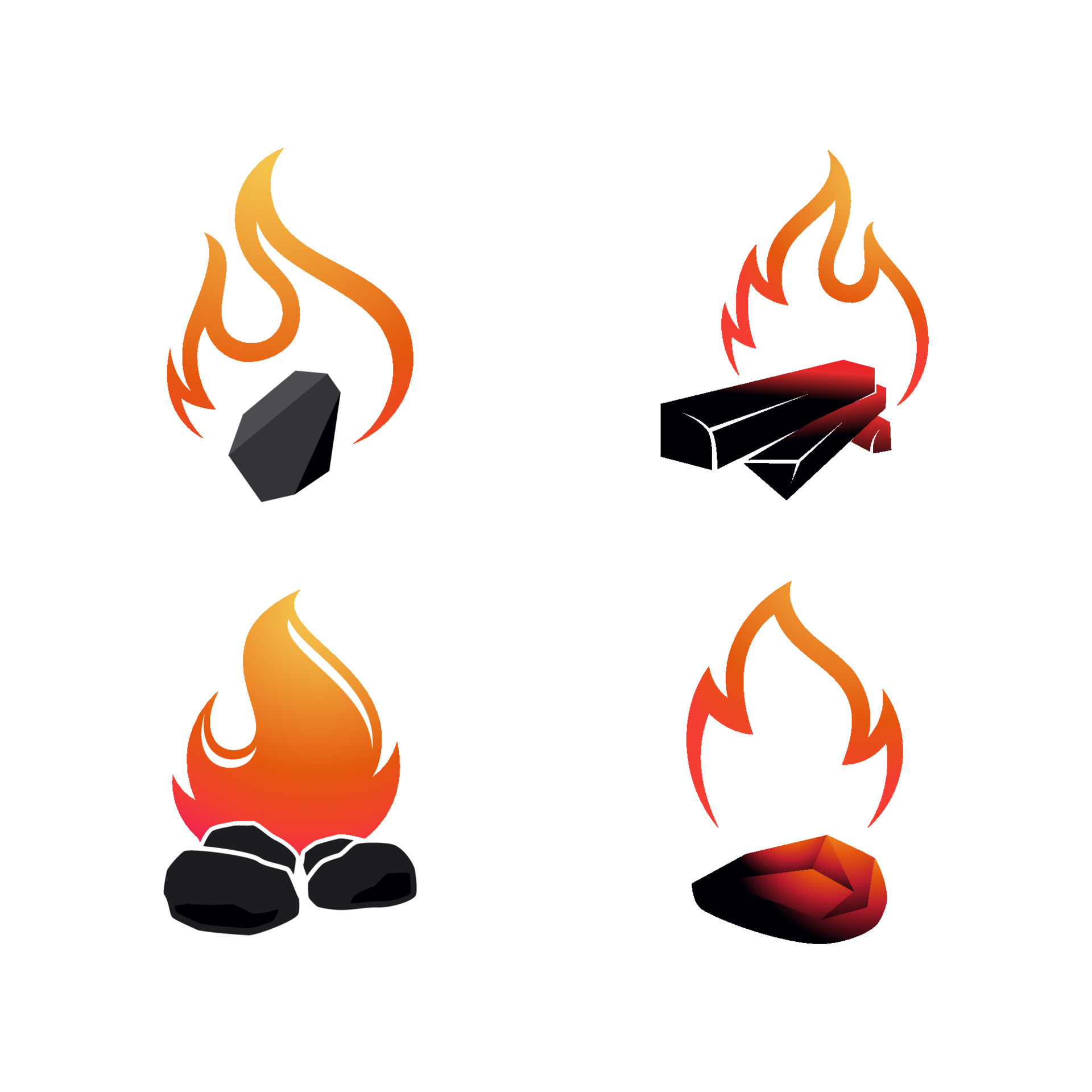 charcoal Vector icon design illustration 3806355 Vector Art at Vecteezy