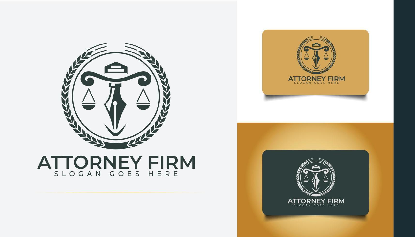 Law firm logo design , Lawyer logo vector template