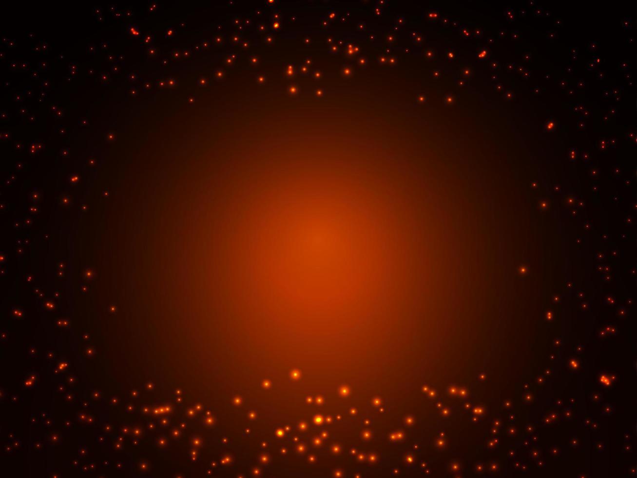 magical fairy golden dust particles abstract particles and glitter color background vector