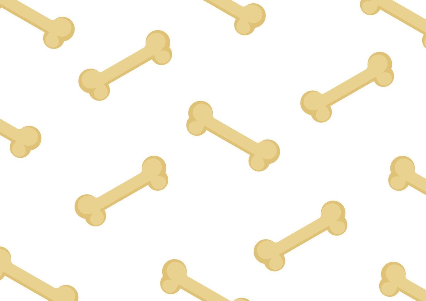 bone background with dog's favorite food theme vector