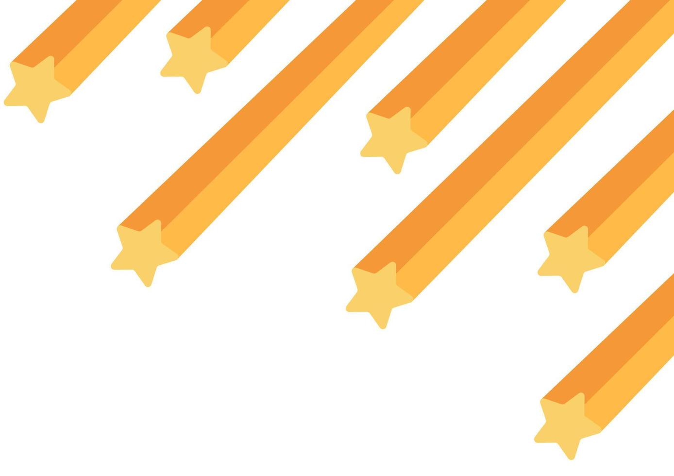 shooting star background with white background vector