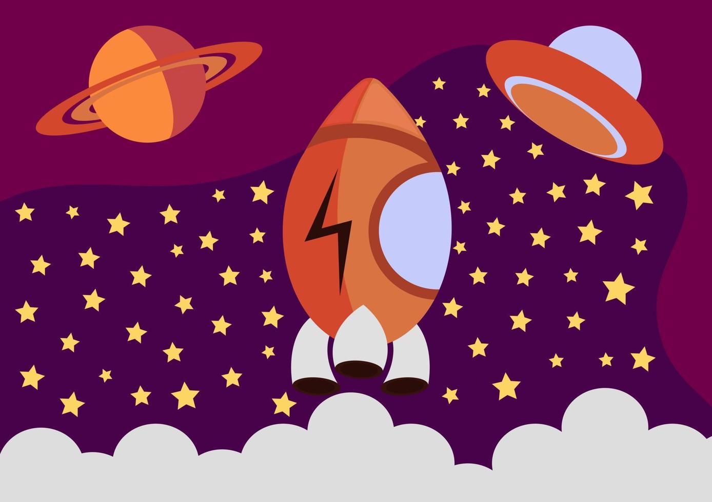 outer space background vector