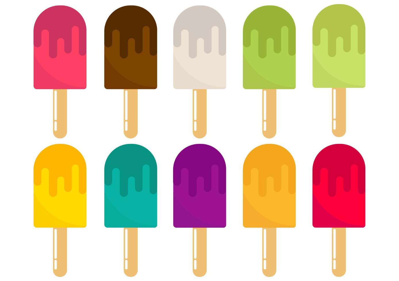 diseño de helado vector