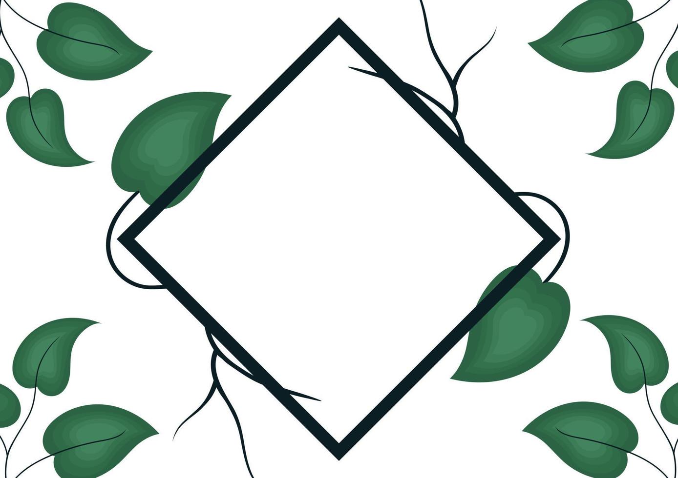 background with natural theme vector