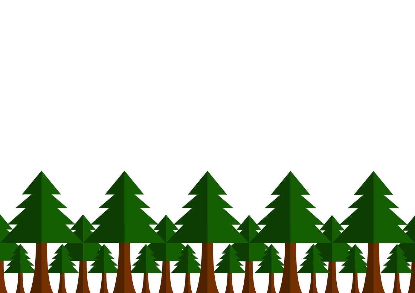 tree background with forest theme vector
