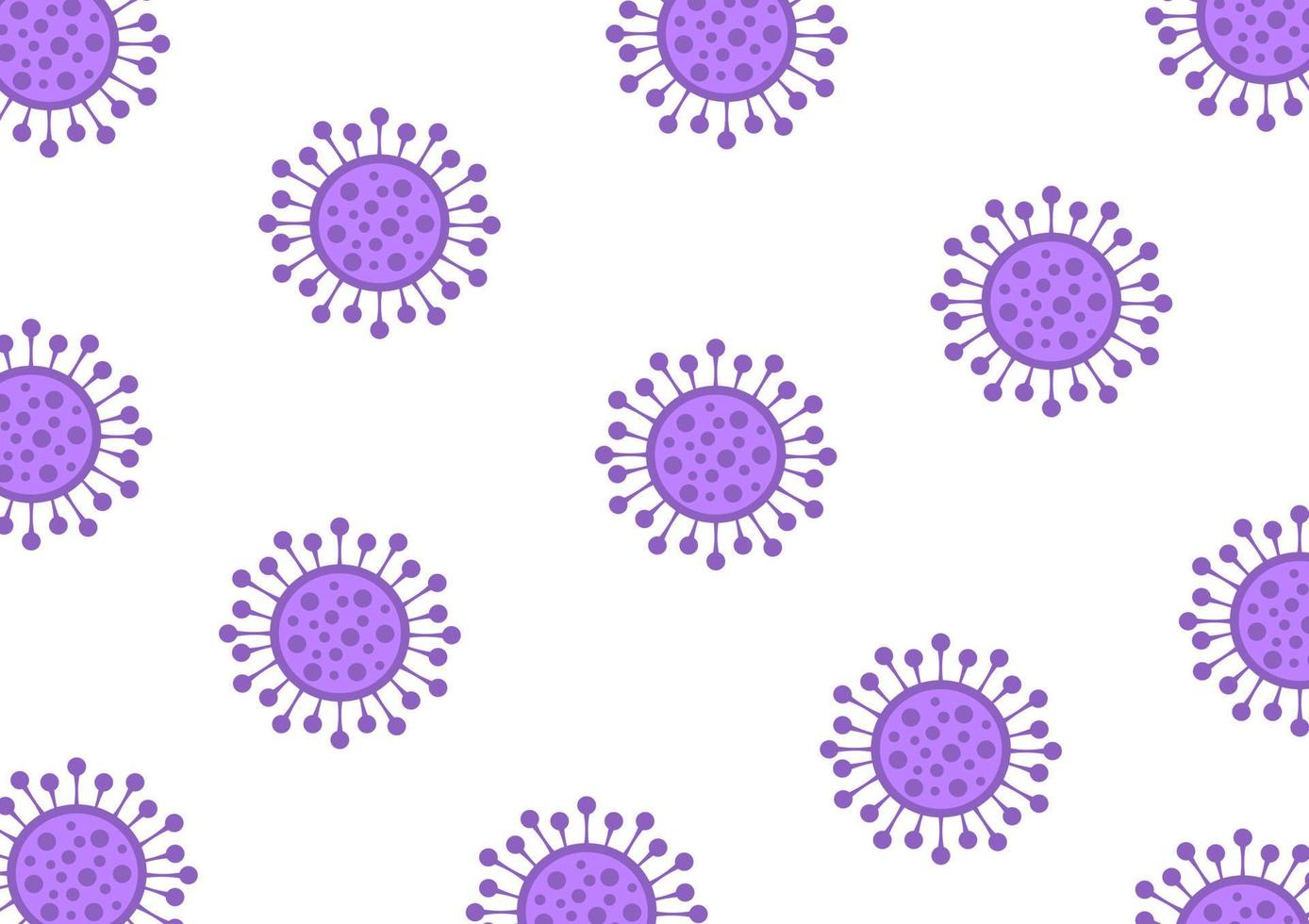 covid 19 virus pattern on a white background vector