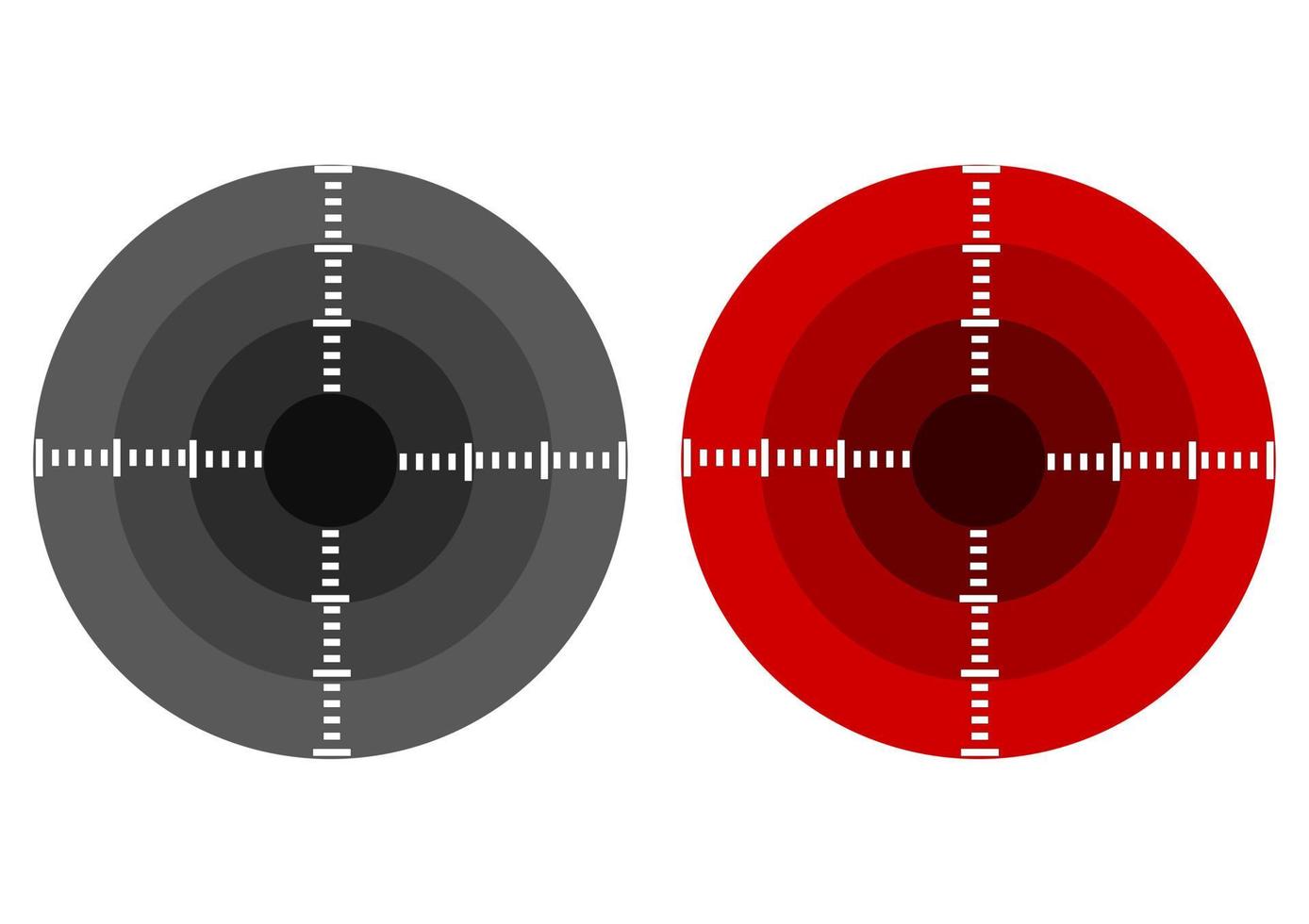 shooting target illustration vector