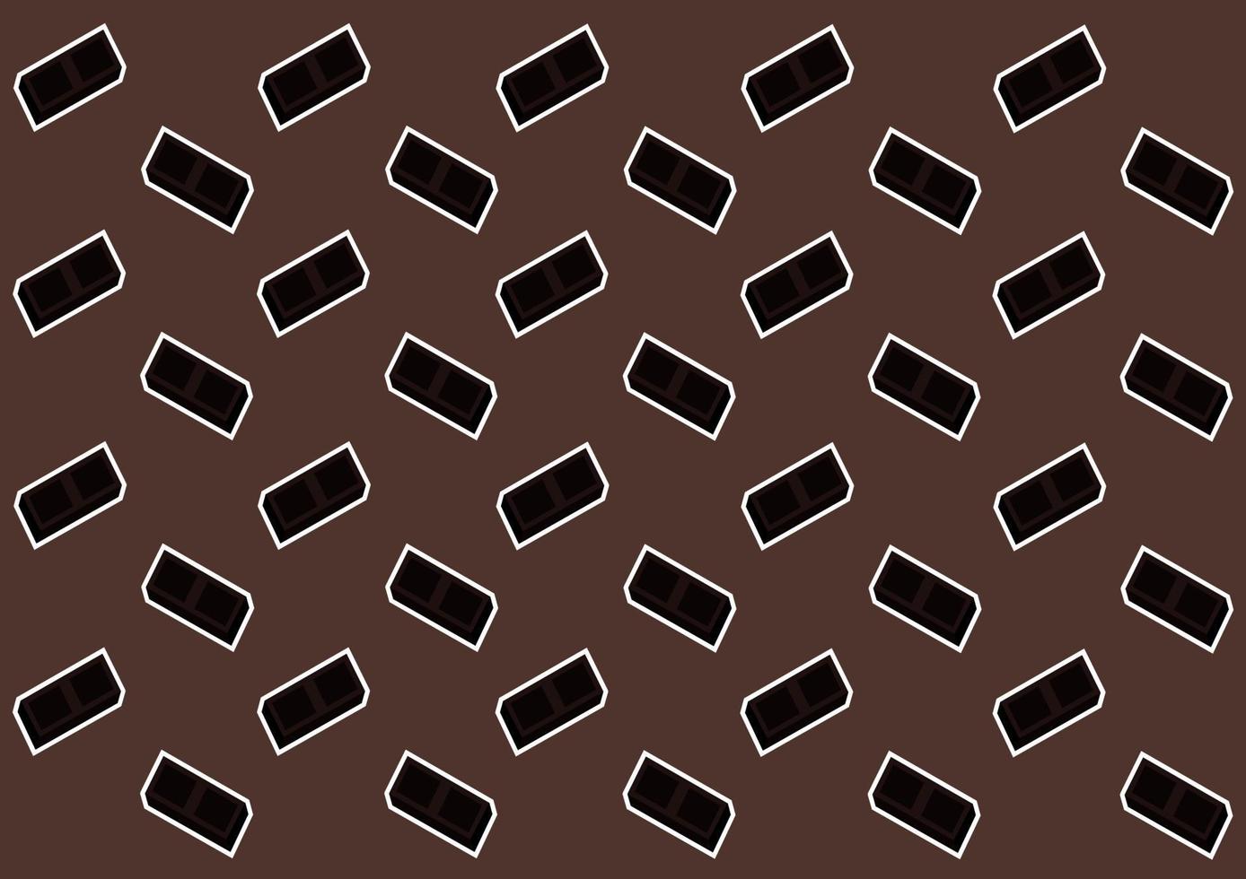 sweet and delicious chocolate cut background vector
