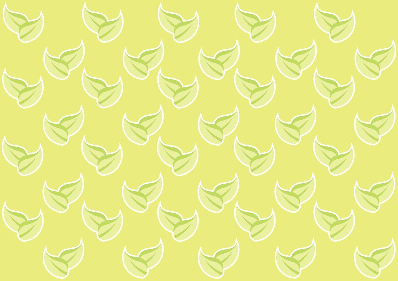 fresh tea leaf background vector