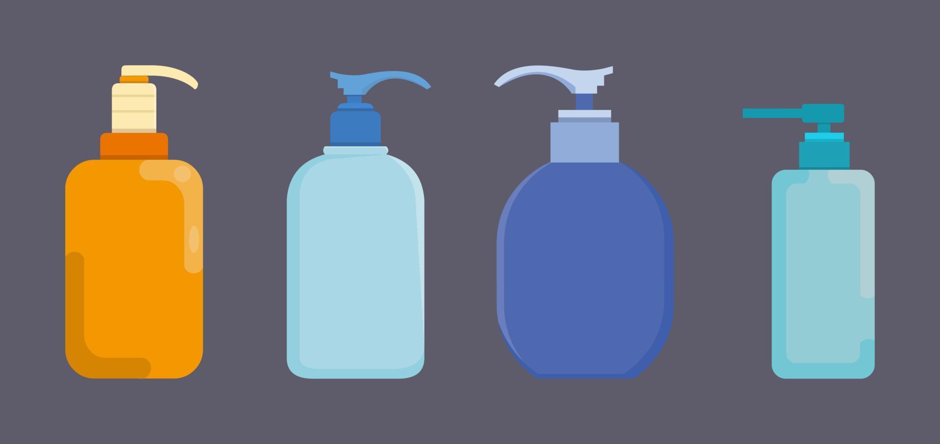 Hand sanitizer bottle illustration vector