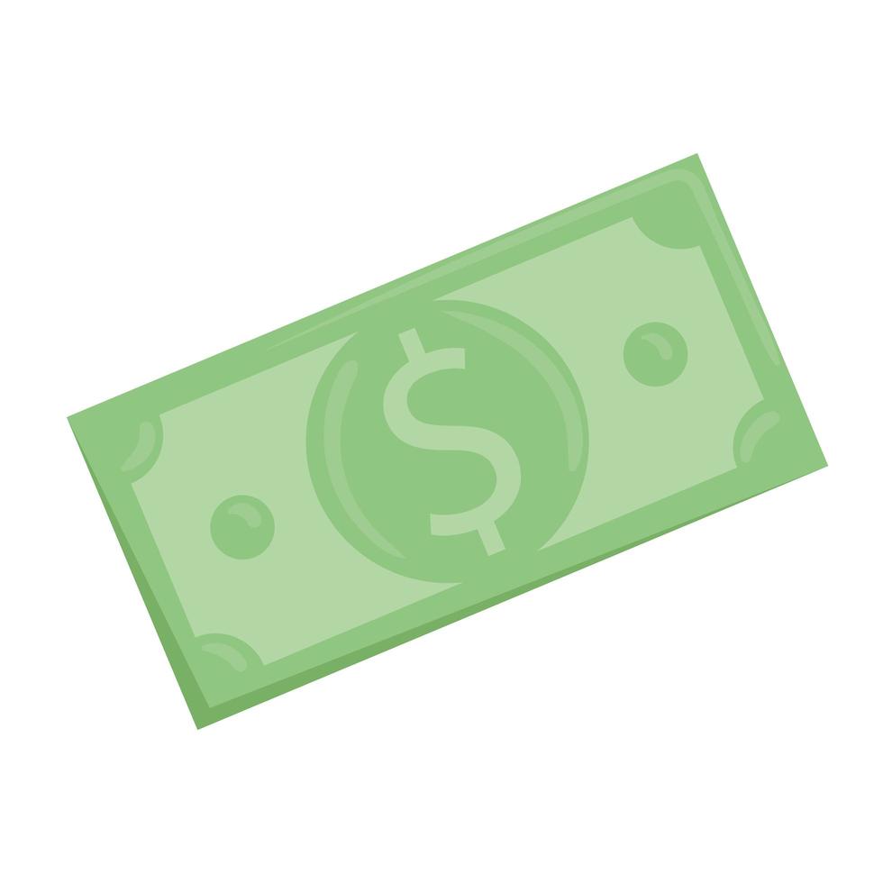 icono de factura de dinero vector