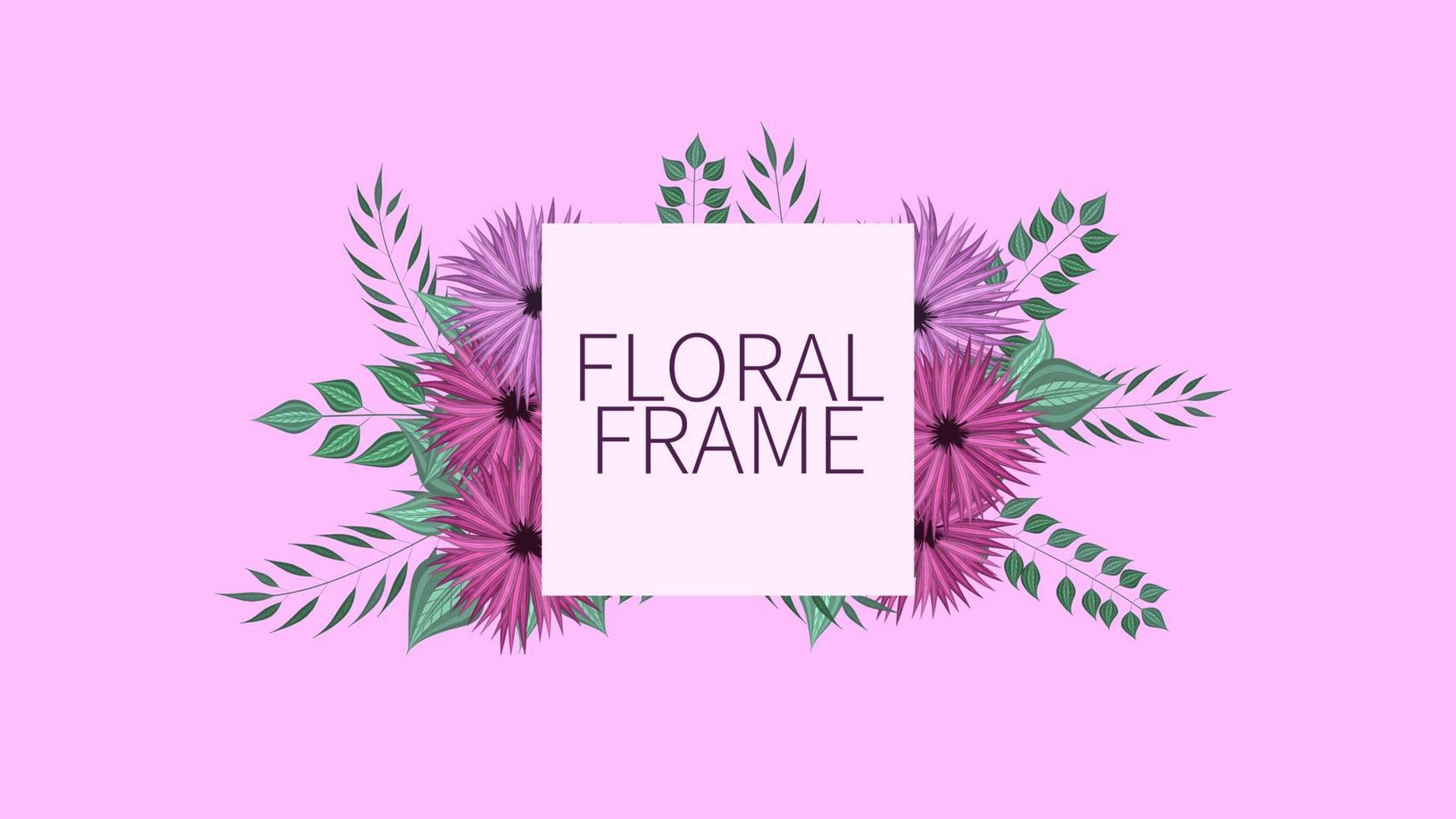 Luxurious colorful floral frames background label sale price invites vector