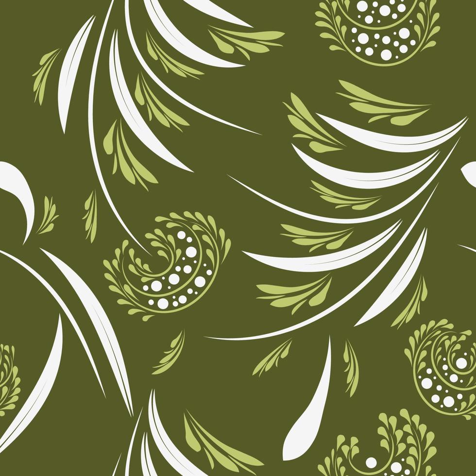 Folk flowers pattern Floral surface design Seamless pattern vector