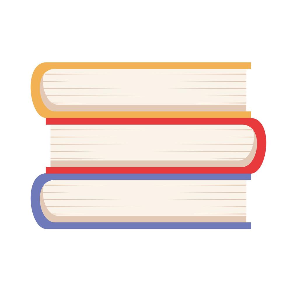 stack of books vector