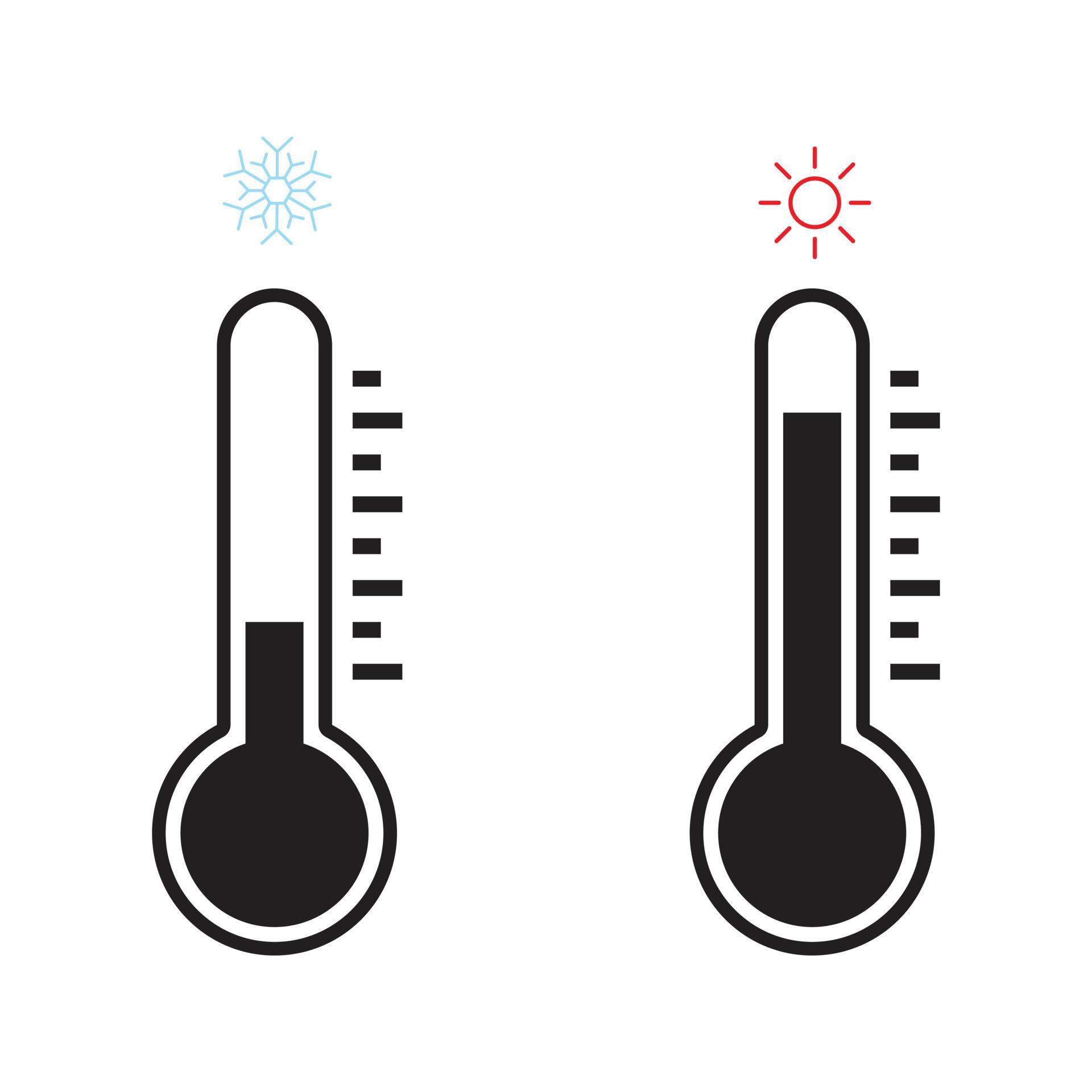 Thermometer Temperature hot or cold Icon Vector For , Presentation, Logo, Infographic 3808374