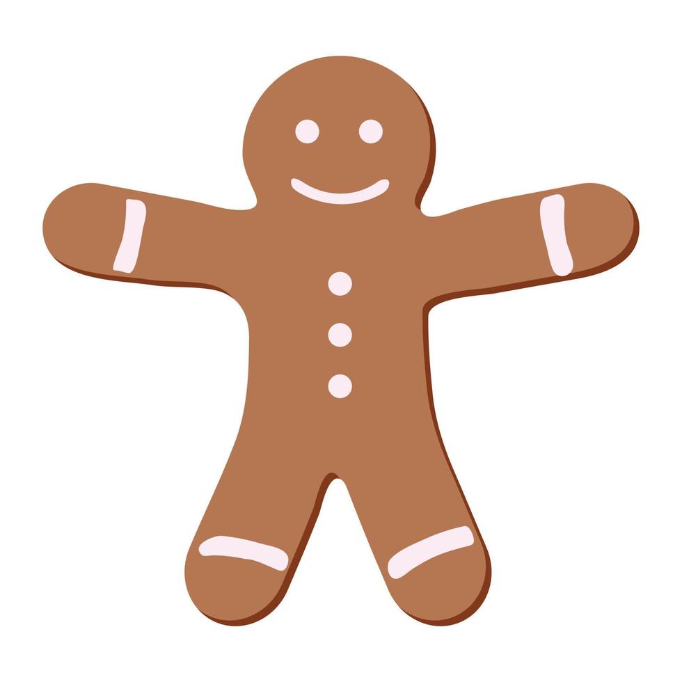 Cookie human, doll Gingerbread Vector For Web, Presentation, Logo, Icon, EtcVector For Web, Presentation, Logo, Icon, Etc