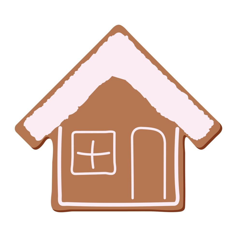 Cookie House Gingerbread Vector For Web, Presentation, Logo, Icon, Etc