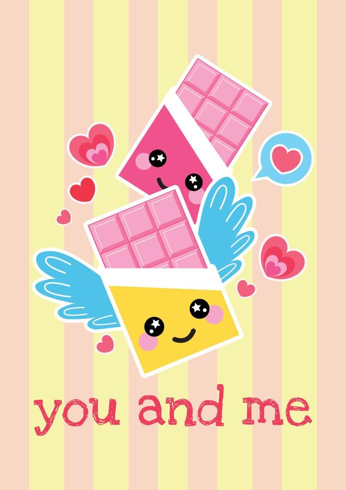 valentines day card art design vector