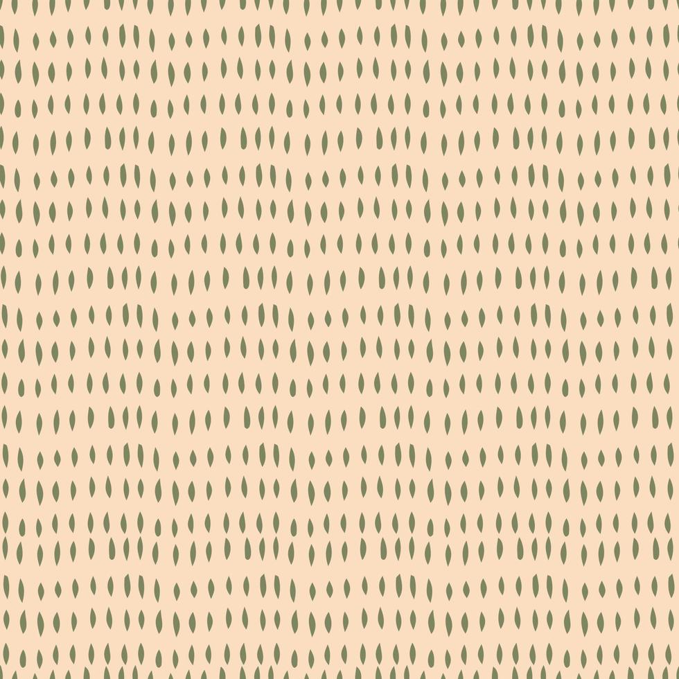Abstract  green specks seamless pattern in boho style vector