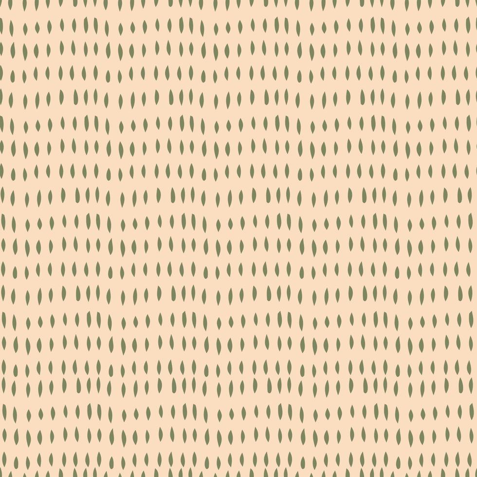 Abstract  green specks seamless pattern in boho style vector