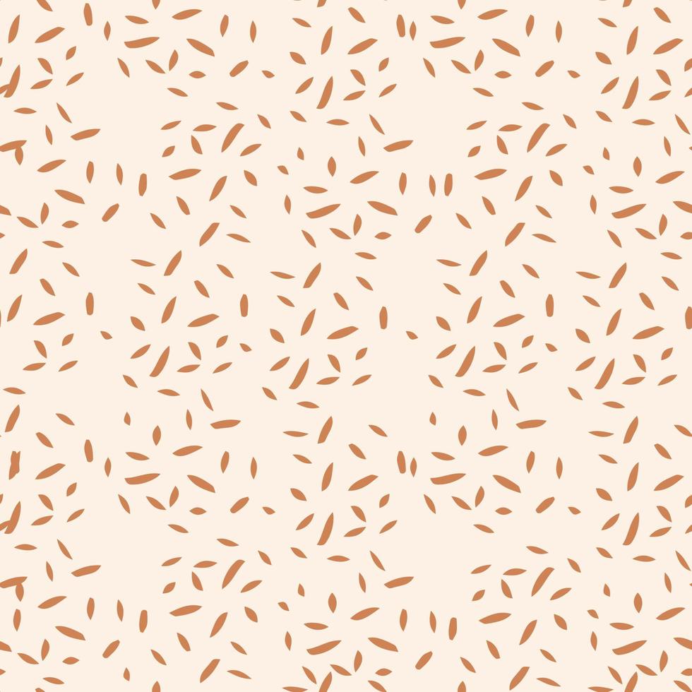 Abstract speckles seamless pattern in boho style vector