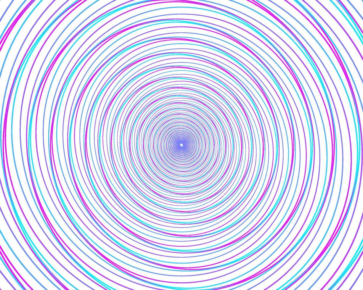 elemento de diseño de arco iris espiral abstracto sobre fondo blanco de líneas de torsión. ilustración vectorial eps 10 proporción áurea proporciones tradicionales icono de vector espiral de fibonacci. para tarjetas de visita elegantes