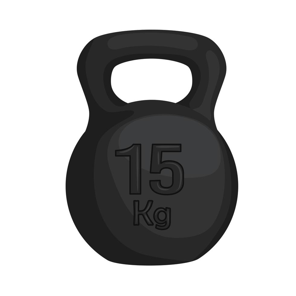 15 kg dumbbell equipment vector