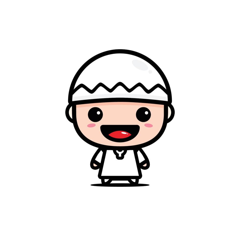 Cute Arabic character vector design