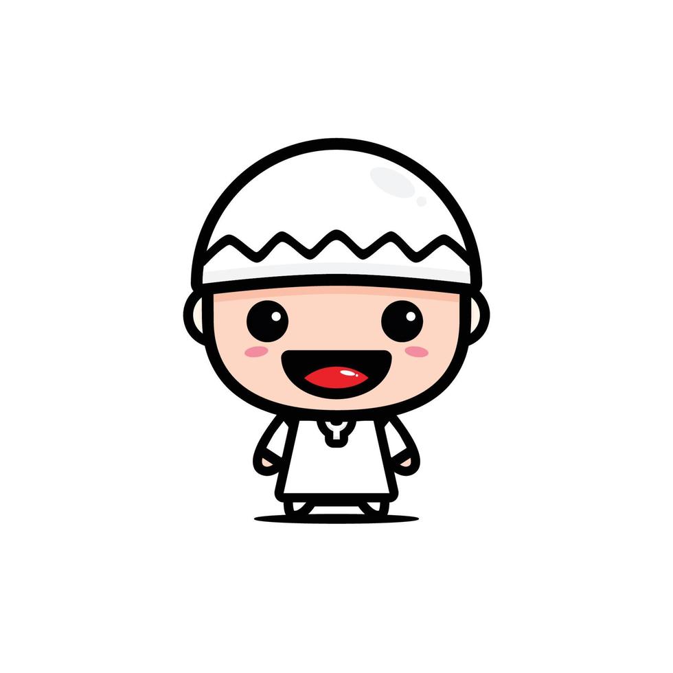 Cute Arabic character vector design