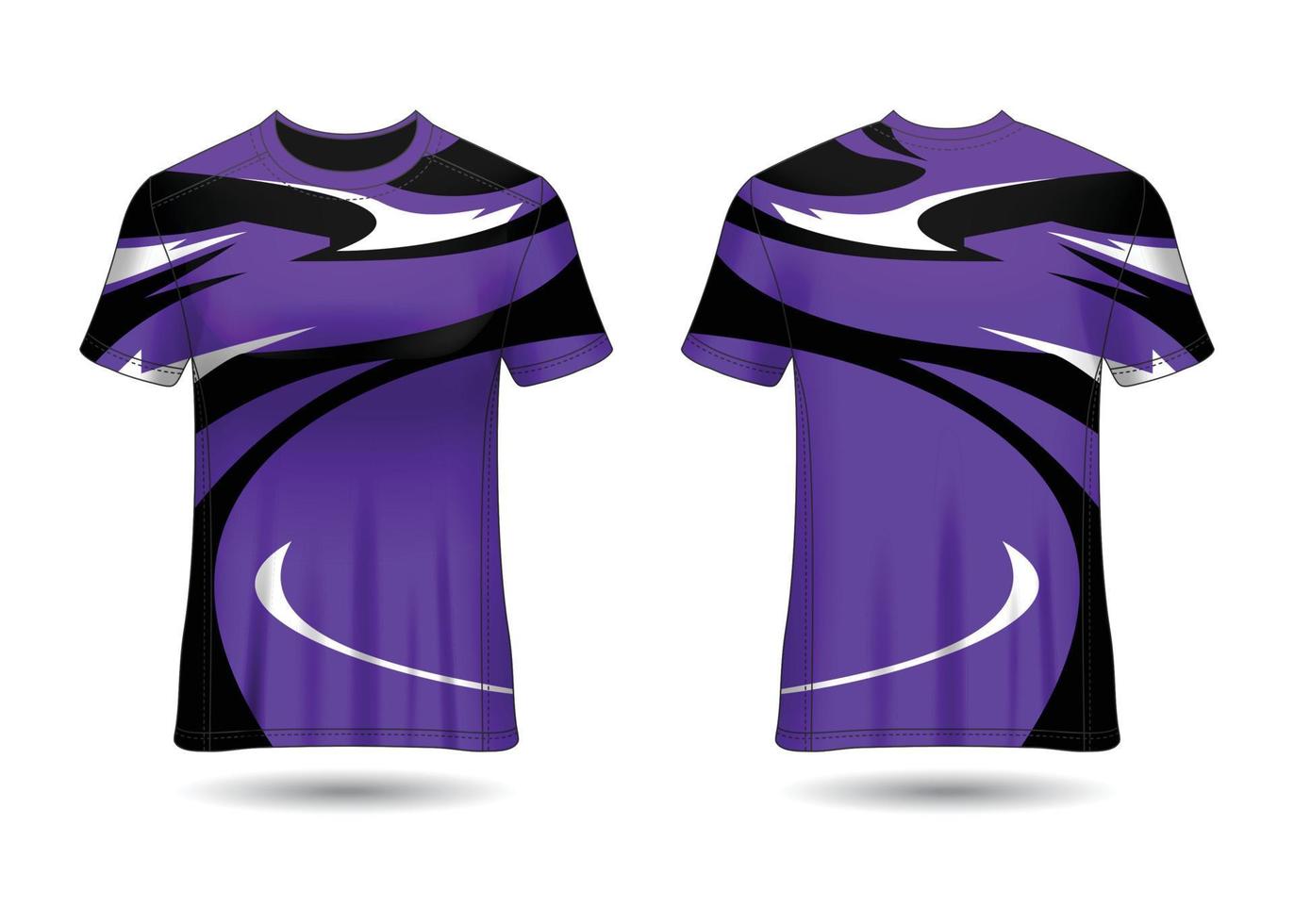 T-Shirt Sport Design. Racing jersey Vector